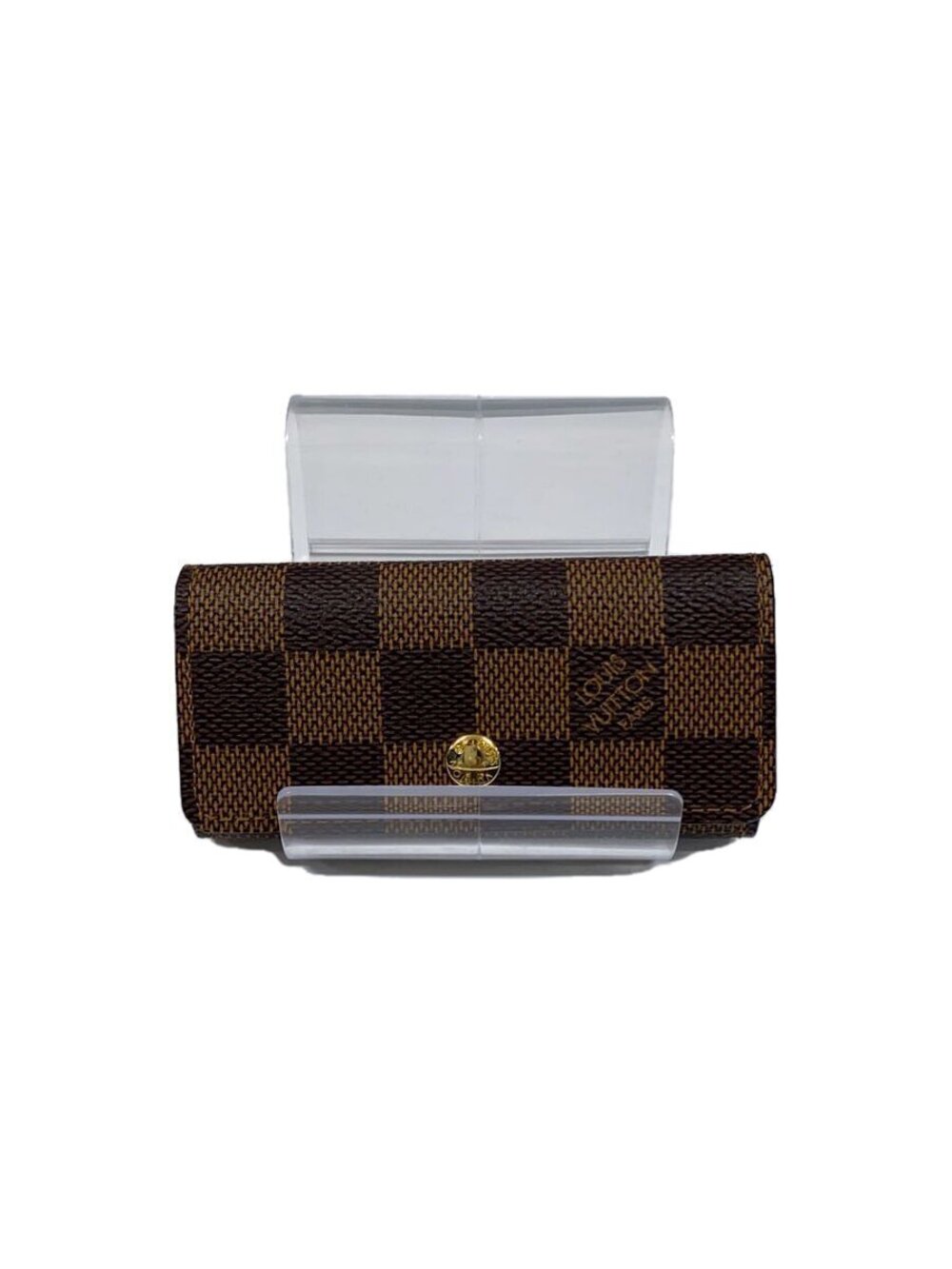 LOUIS VUITTON Multicles Ebene Brown Leather Brown All over